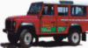 La Land Rover di Emanuele Pisarra usata per le visite guidate nel Parco del Pollino