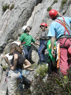 Gli allievi a Sperlonga-Monte Moneta