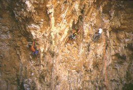climbers alla grotta dell’Areonauta