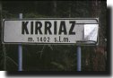 Il cartello stradale
della fraz di Kirriaz
(21693 bytes)