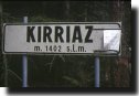 Il cartello stradale
della fraz di Kirriaz
(21693 bytes)