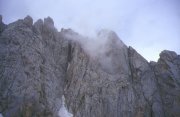 Le creste del Corno Piccolo
viste dal versante Est
(28730 bytes - foto Enea)